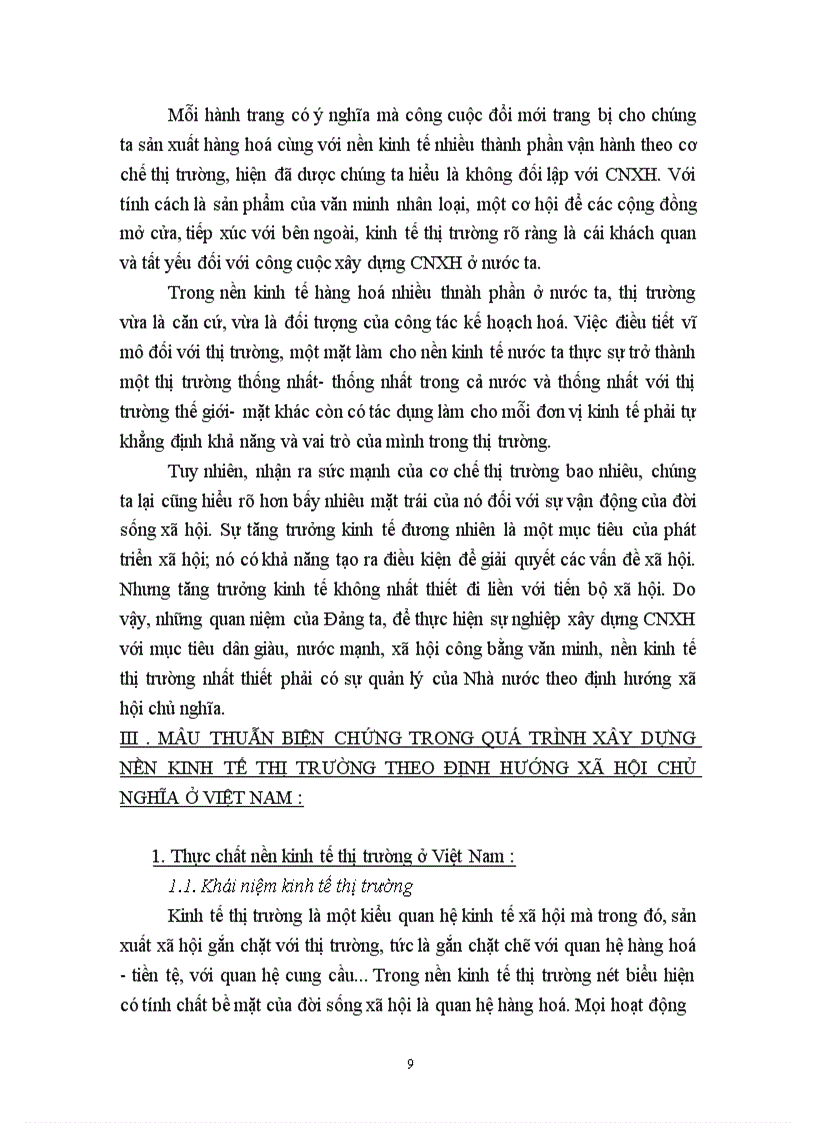 image for page Mâu thuẫn biện chứng và biểu hiện của nó trong quá trình xây dựng nền kinh tế thị trường ở Việt Nam 1