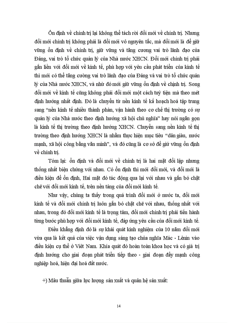image for page Mâu thuẫn biện chứng và biểu hiện của nó trong quá trình xây dựng nền kinh tế thị trường ở Việt Nam 1