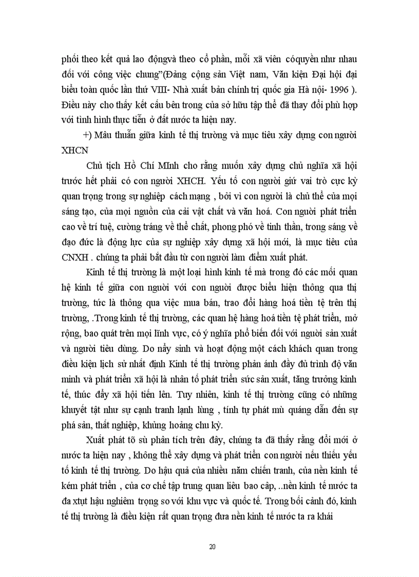 image for page Mâu thuẫn biện chứng và biểu hiện của nó trong quá trình xây dựng nền kinh tế thị trường ở Việt Nam 1