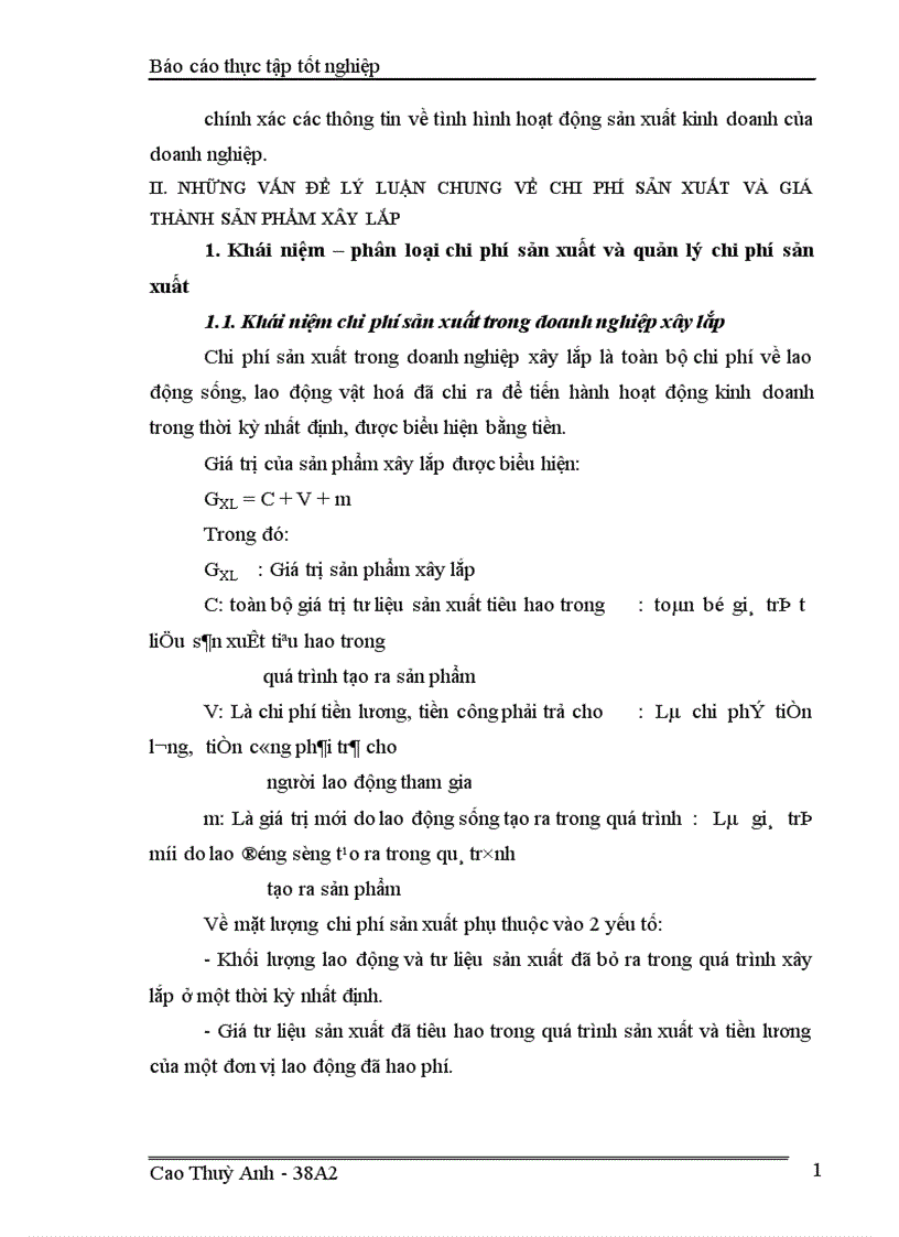 image for page Kế toán chi phí sản xuất và tính giá thành sản phẩm ở Xí nghiệp xây dựng Binh đoàn 11 1