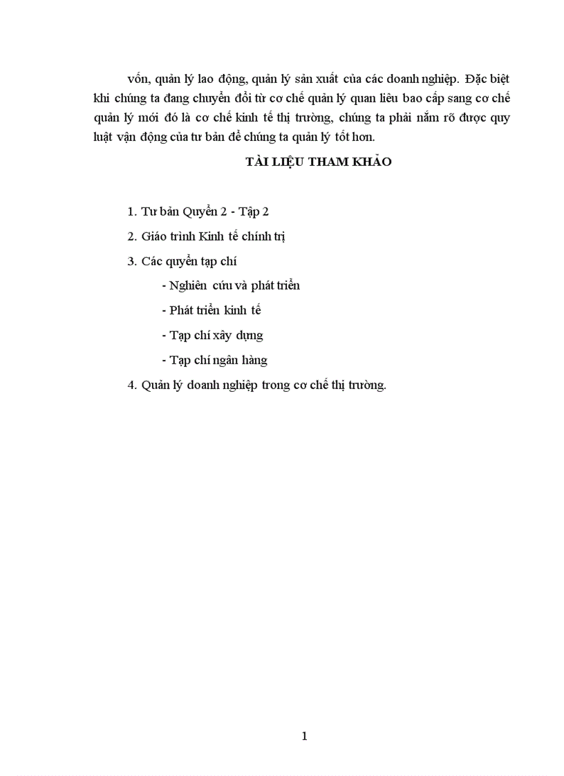 image for page Học thuyết của Mác tuần hoàn và chu chuyển tư bản và sự vận dụng nó vào nền kinh tế nước ta 1