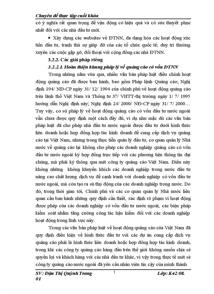 image for page Giải pháp tăng cường thu hút đầu tư nước ngoài vào quảng cáo trong thời gian tới