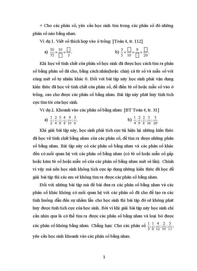 image for page Xây dựng và sử dụng hệ thống bài tập chủ đề Phân số cho học sinh lớp 4 theo hướng tích cực hoá hoạt động học tập của học sinh