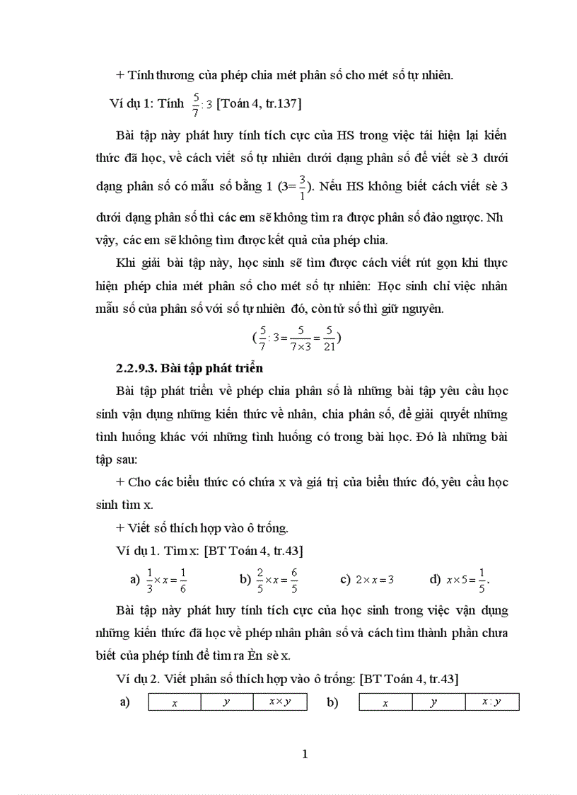 image for page Xây dựng và sử dụng hệ thống bài tập chủ đề Phân số cho học sinh lớp 4 theo hướng tích cực hoá hoạt động học tập của học sinh