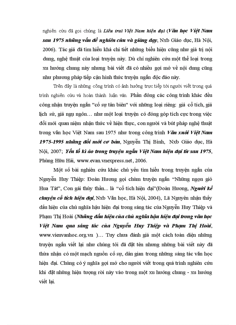 image for page Vài nét về nghệ thuật của xu hướng cố sự tân biên trong truyện ngắn Việt Nam
