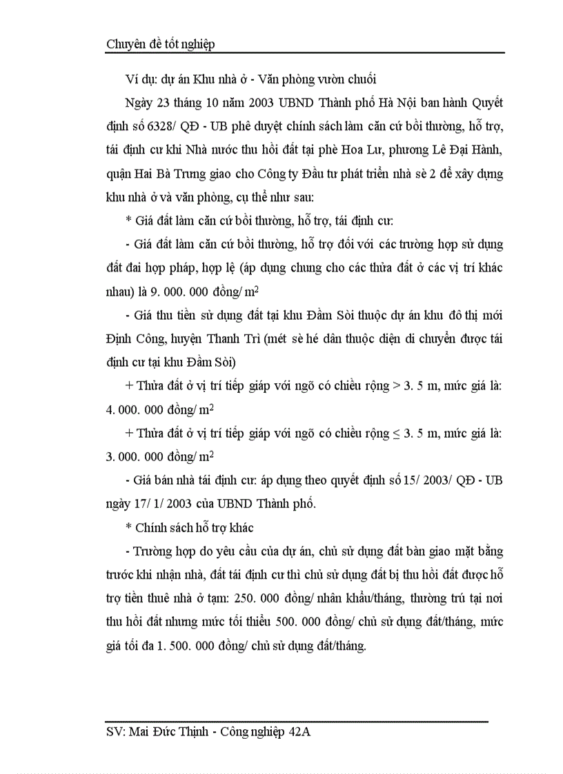 image for page Những biện pháp nhằm đẩy nhanh tiến độ giải phóng mặt bằng ở một số dự án trên địa bàn Hà Nội tại Công ty Đầu tư phát triển nhà số 2 1