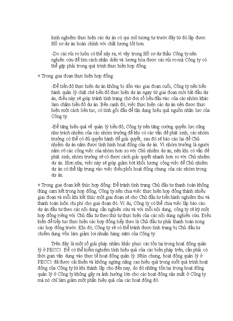 image for page Giải pháp nhằm nâng cao hiệu quả hoạt động quản lý dự án ở PECC