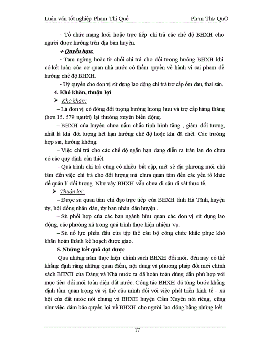 image for page Công tác chi trả Bảo hiểm xã hội ở huyện Cẩm xuyên Hà Tĩnh giai đoạn 2000 2002 Thực trạng và giải pháp 1
