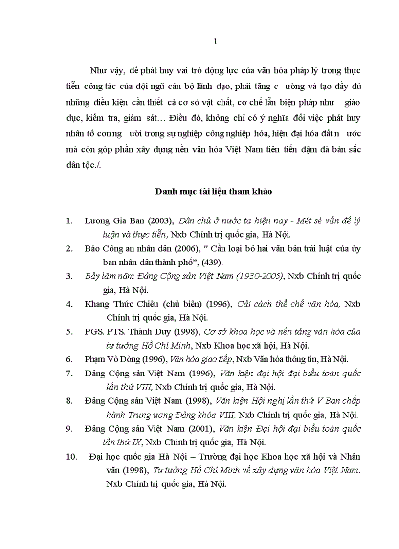 image for page Văn hóa pháp lý của đội ngũ cán bộ lãnh đạo ở Việt Nam hiện nay