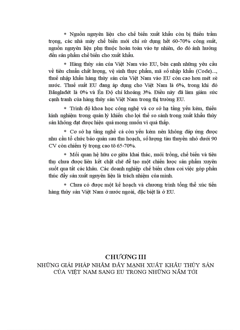 image for page Những giải pháp đẩy mạnh xuất khẩu mặt hàng thủy sản của Việt Nam sang thị trường EU trong những năm tới 1
