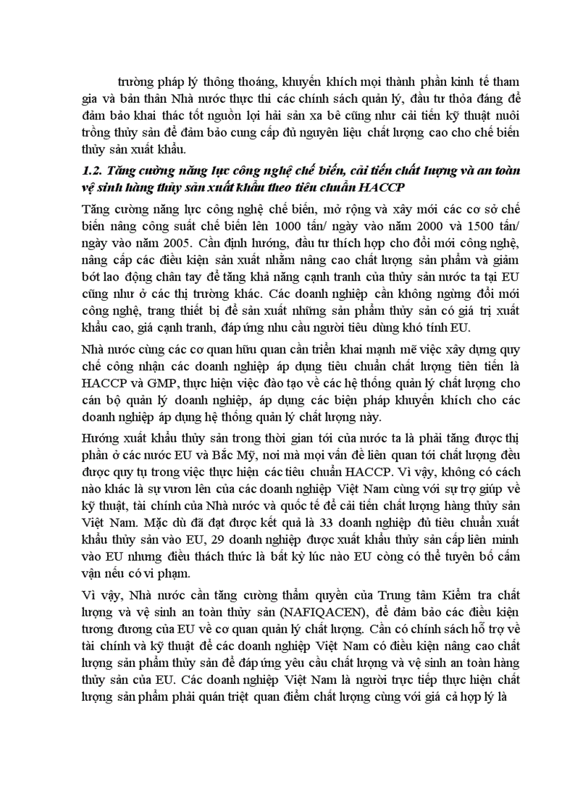 image for page Những giải pháp đẩy mạnh xuất khẩu mặt hàng thủy sản của Việt Nam sang thị trường EU trong những năm tới 1