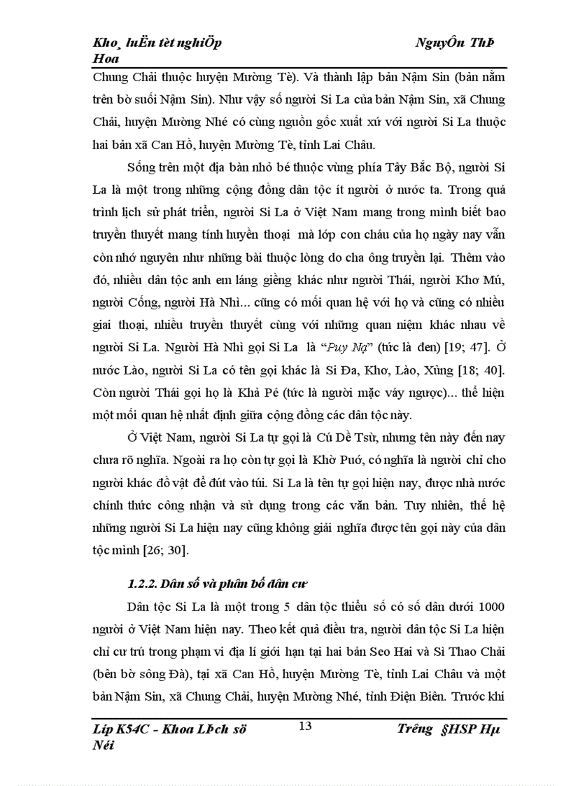 image for page Bước đầu tìm hiểu về dân tộc Si La ở Bản Nậm Sin xã Chung Chải huyện Mường Nhé tỉnh Điện Biên 1973 2008