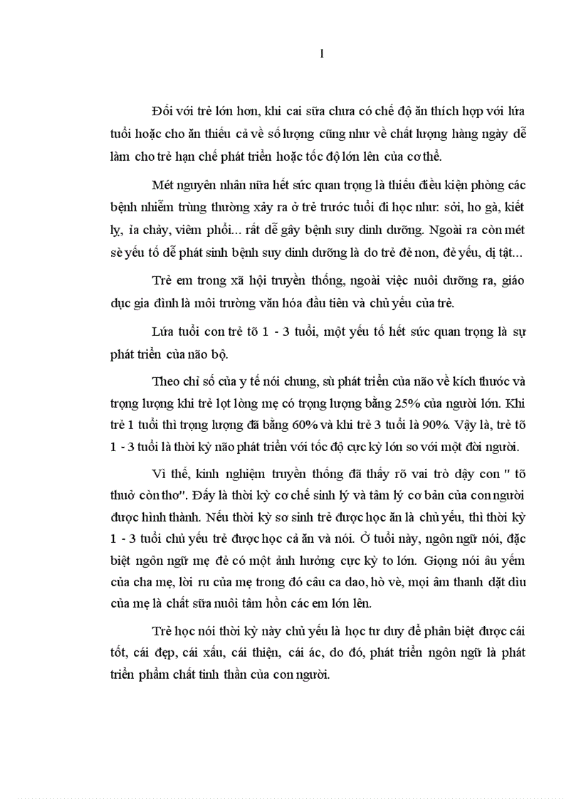 image for page Văn hóa và sự hình thành nhân cách trẻ em Trước tuổi đi học ở nước ta hiện nay