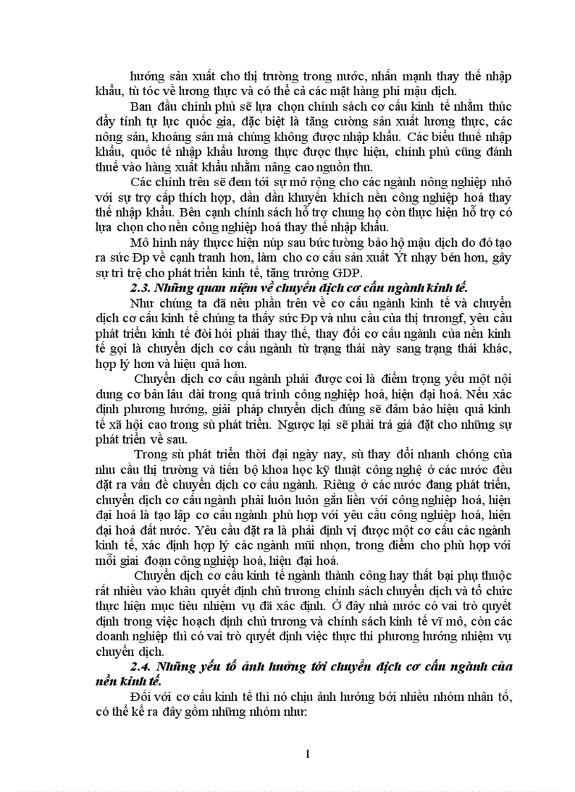 image for page Chuyển dịch cơ cấu kinh tế theo hướng công nghiệp hoá hiện đại hoá