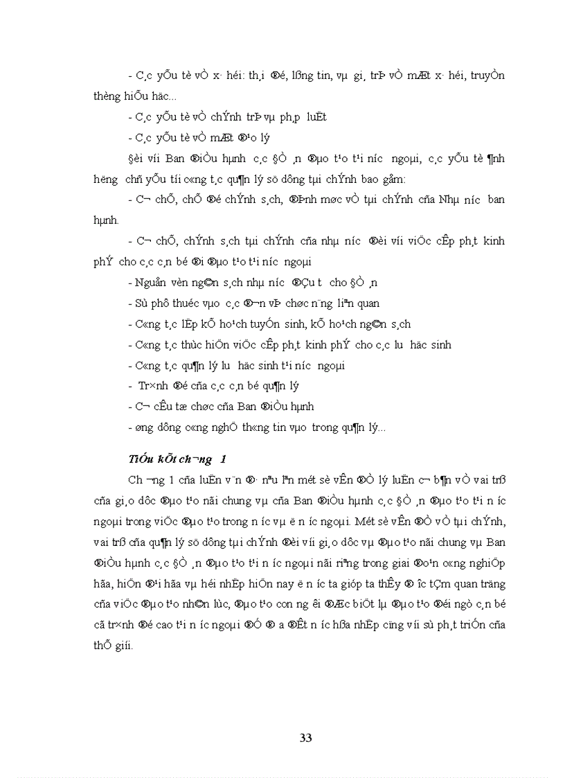 image for page Biện pháp quản lý tài chính của Ban điều hành các Đề án đào tạo tại nước ngoài nay là Cục Đào tạo với nước ngoài
