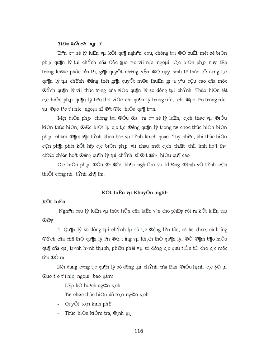 image for page Biện pháp quản lý tài chính của Ban điều hành các Đề án đào tạo tại nước ngoài nay là Cục Đào tạo với nước ngoài