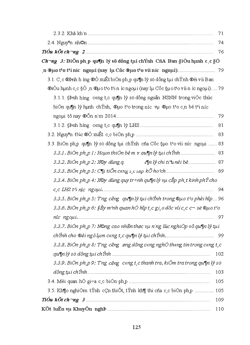 image for page Biện pháp quản lý tài chính của Ban điều hành các Đề án đào tạo tại nước ngoài nay là Cục Đào tạo với nước ngoài