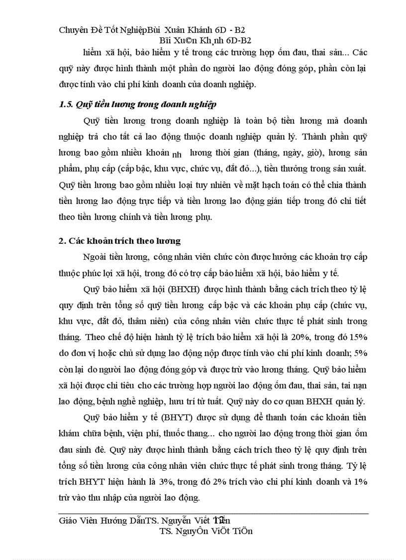 image for page Hoàn thiện kế toán tiền lương và các khoản trích theo lương tại công ty cầu I Thăng Long 1