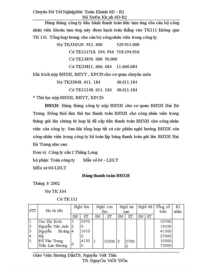 image for page Hoàn thiện kế toán tiền lương và các khoản trích theo lương tại công ty cầu I Thăng Long 1