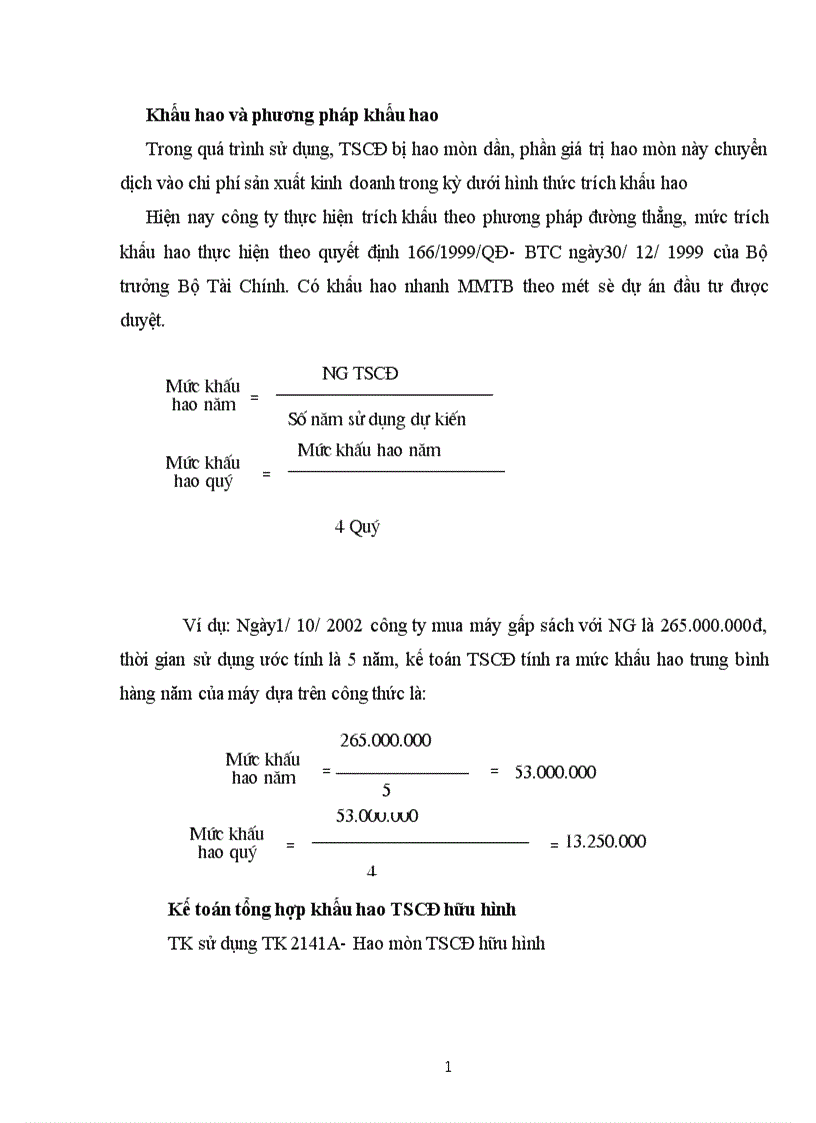 image for page Tổ chức công tác kế toán TSCĐ hữu hình tại Công ty In tài chính 1