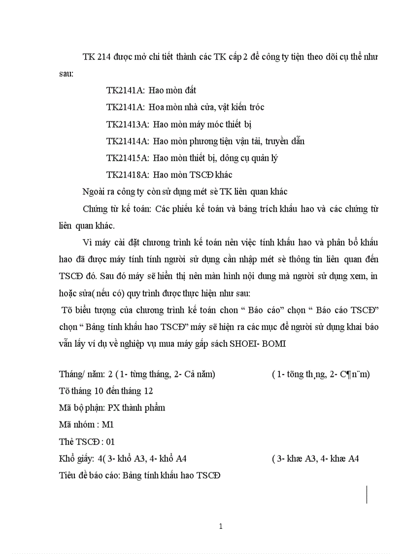 image for page Tổ chức công tác kế toán TSCĐ hữu hình tại Công ty In tài chính 1