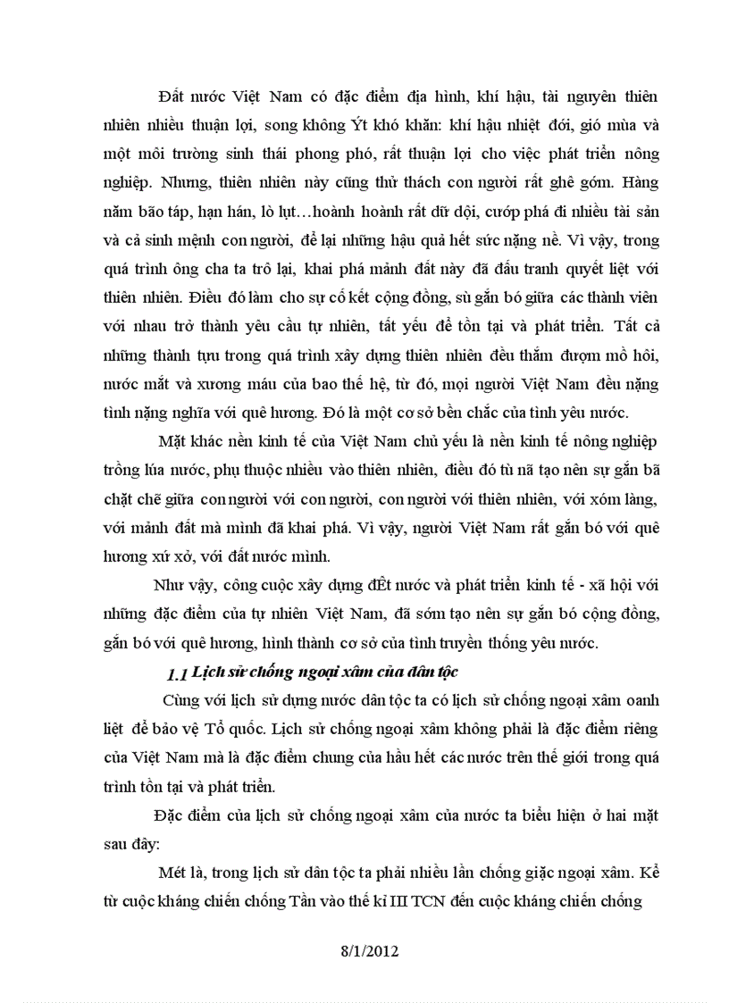 image for page Những biểu hiện của giá trị truyền thống yêu nước của địa phương