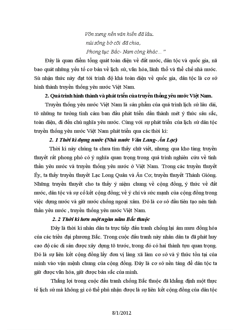 image for page Những biểu hiện của giá trị truyền thống yêu nước của địa phương