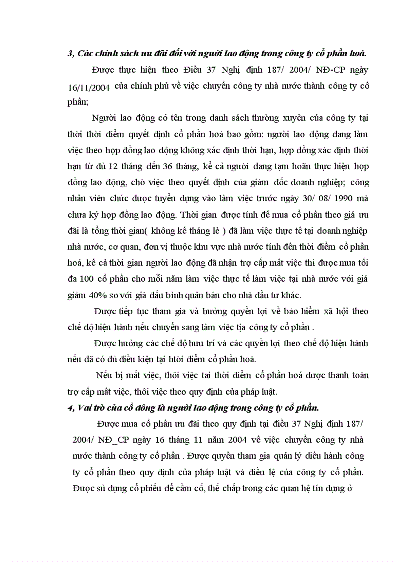 image for page Những vấn đề pháp lý về chính sách đối với người lao động trong quá trình cổ phần hoá Công ty Vật tư Thuỷ sản Hạ Long 1