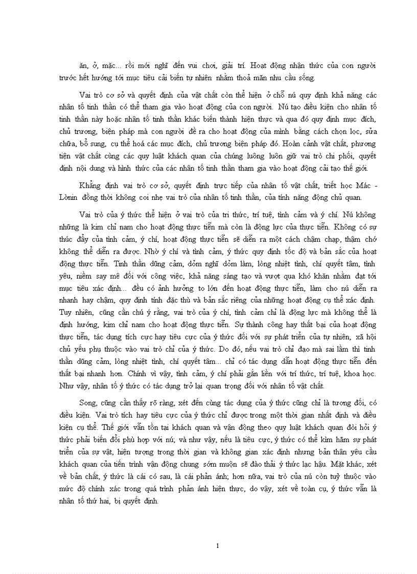 image for page Mối quan hệ biện chứng giữa vật chất ý thức và sự vận dụng của Đảng cộng sản Việt Nam trong công cuộc đổi mới kinh tế 1