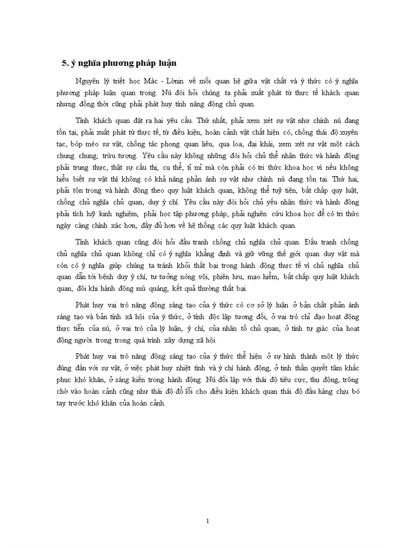 image for page Mối quan hệ biện chứng giữa vật chất ý thức và sự vận dụng của Đảng cộng sản Việt Nam trong công cuộc đổi mới kinh tế 1