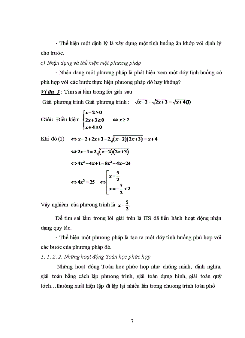 image for page Vận dụng quan điểm hoạt động trong dạy học phương trình vô tỷ ở trường trung học phổ thông 1