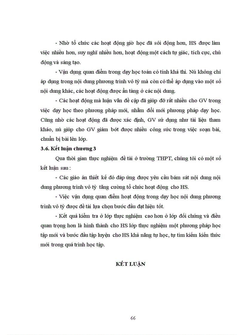 image for page Vận dụng quan điểm hoạt động trong dạy học phương trình vô tỷ ở trường trung học phổ thông 1