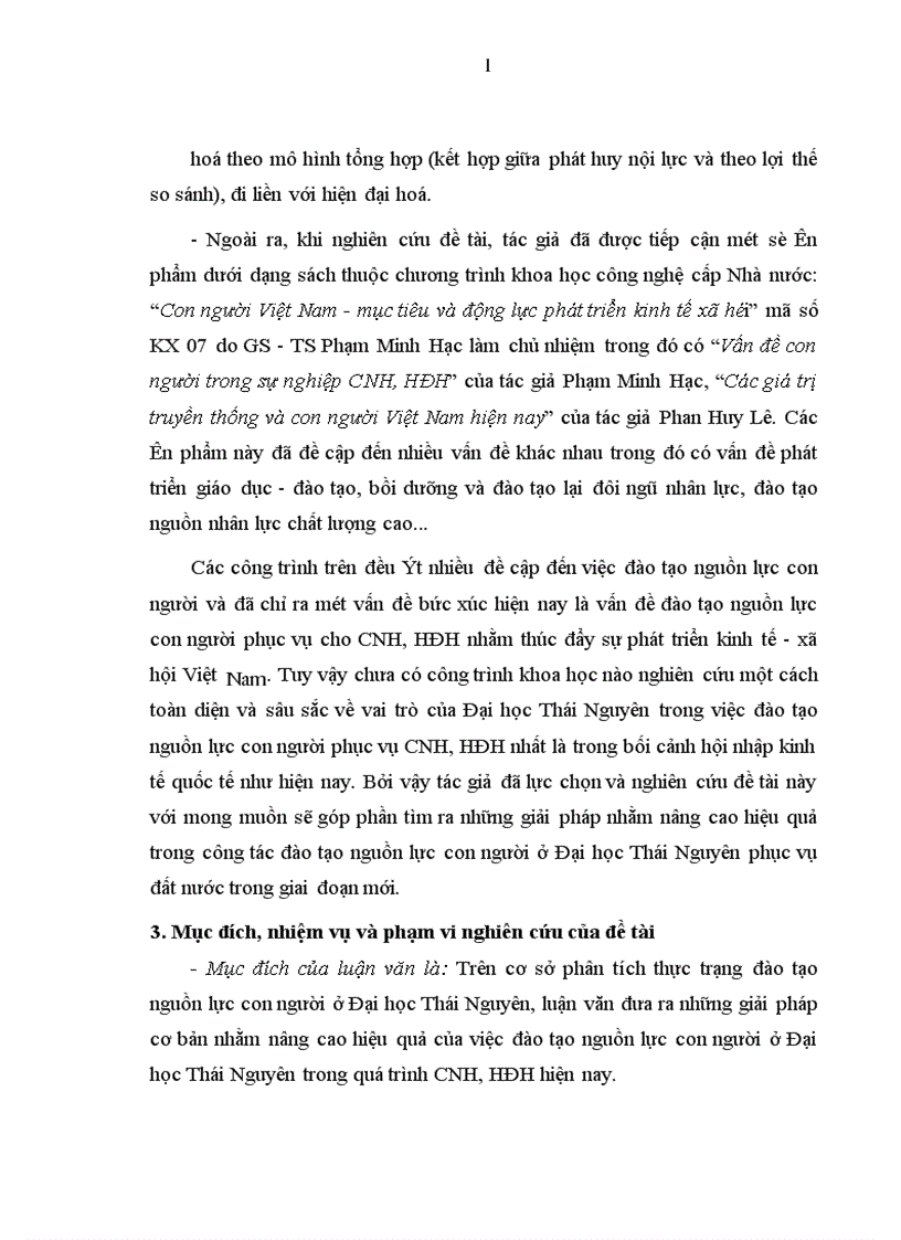 image for page Vai trò của Đại học Thái Nguyên trong việc đào tạo nguồn lực con ng ười phục vụ quá trình công nghiệp hóa hiện đại hóa ở Việt Nam hiện hay