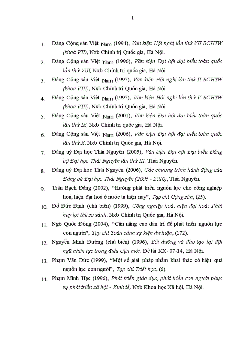 image for page Vai trò của Đại học Thái Nguyên trong việc đào tạo nguồn lực con ng ười phục vụ quá trình công nghiệp hóa hiện đại hóa ở Việt Nam hiện hay