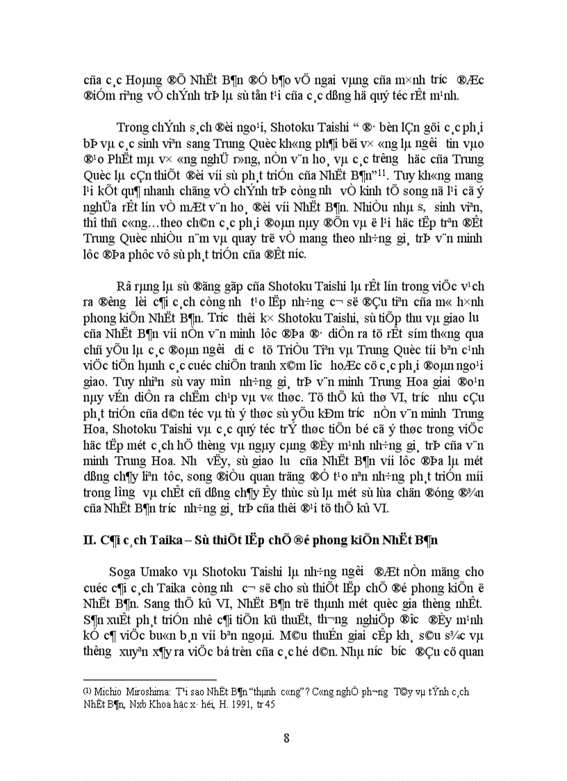 image for page Cải cách taika Sự hình thành chế độ phong kiến ở Nhật Bản