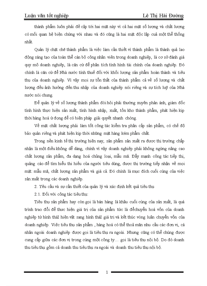 image for page Tình hình thực tế về kế toán thành phẩm tiêu thụ và Xác định kết quả tiêu thủ xí nghiệp in hộp phẳng Trực thuộc công ty sản xuất và xuất nhập khẩu bao bì