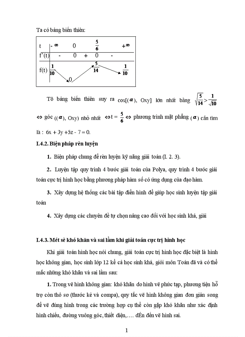 image for page Rèn luyện kỹ năng ứng dụng đạo hàm để giải toán cực trị hình học cho học sinh khá giỏi lớp 12 THPT 2 1