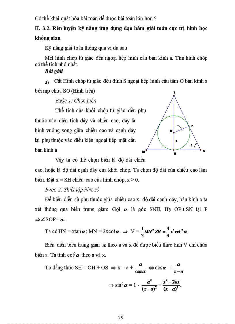 image for page Rèn luyện kỹ năng ứng dụng đạo hàm để giải toán cực trị hình học cho học sinh khá giỏi lớp 12 THPT 2 1