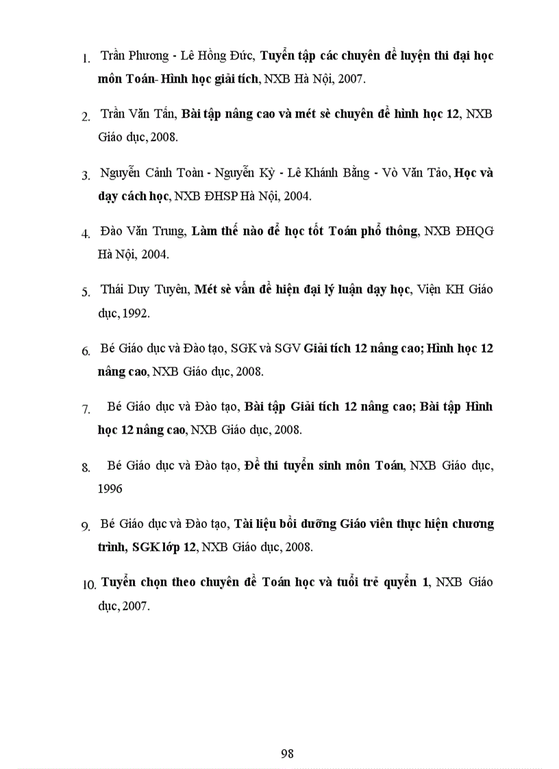 image for page Rèn luyện kỹ năng ứng dụng đạo hàm để giải toán cực trị hình học cho học sinh khá giỏi lớp 12 THPT 2 1