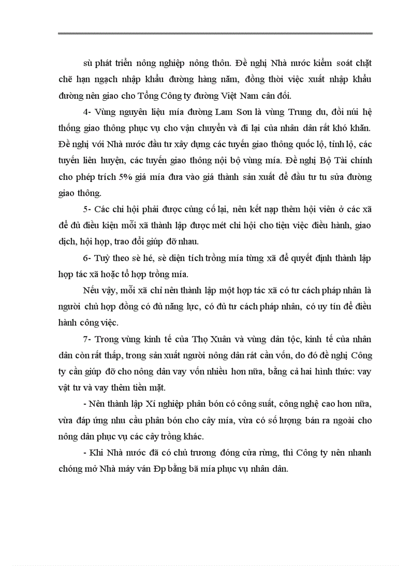 image for page Một số giải pháp cơ bản về phát triển vùng Nguyên liệu Công ty Cổ phần mía đường Lam Sơn 1