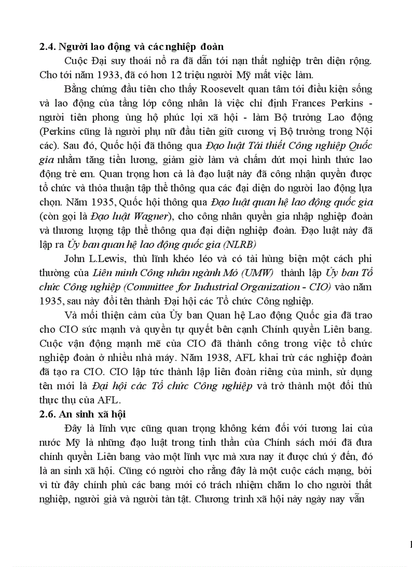 image for page Quá trình thực hiện Chính sách mới New deal