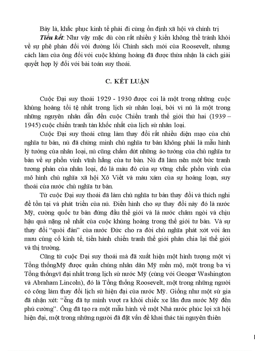 image for page Quá trình thực hiện Chính sách mới New deal