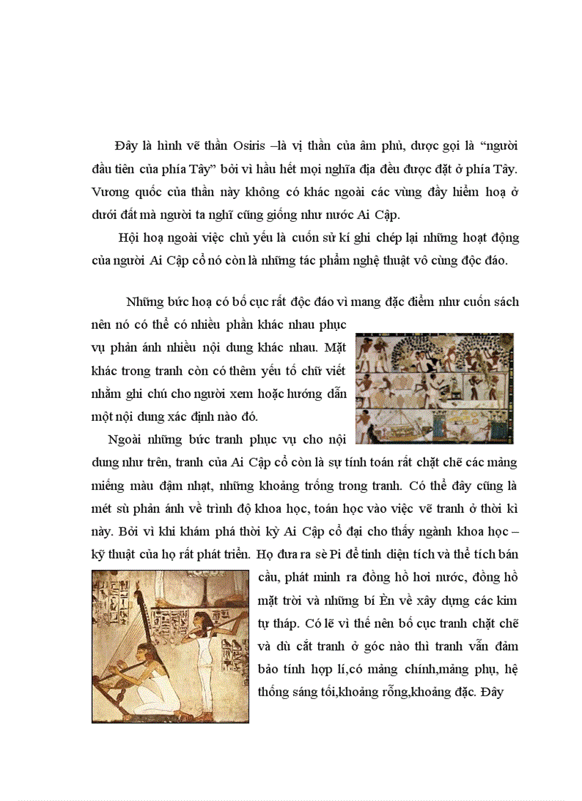 image for page nghệ thuật điêu khắc và hội họa ai cập cổ đại