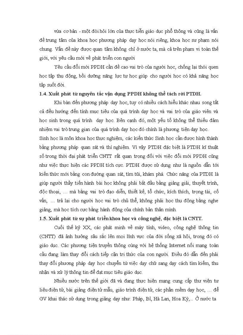 image for page Xây dựng và sử dụng bài giảng điện tử Chương II phần Di truyền học SH12 theo hướng TH TTĐPT