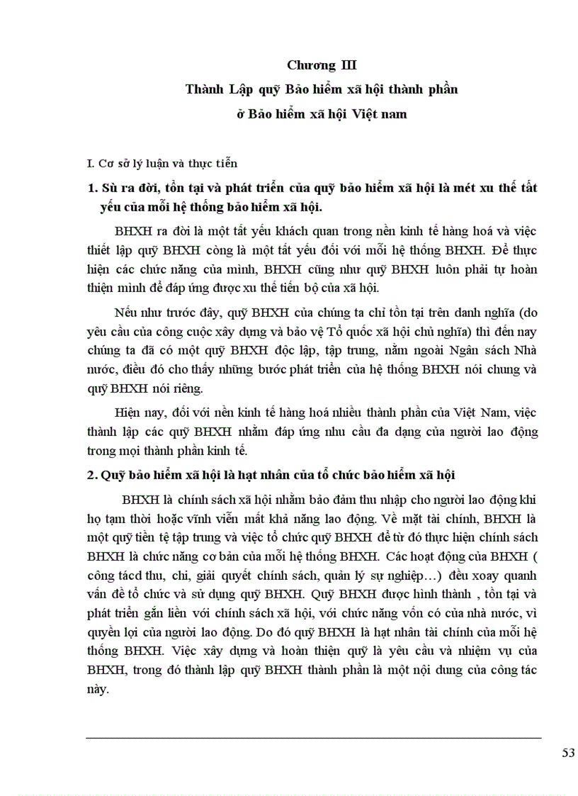 image for page Thành lập quỹ Bảo hiểm xã hội thành phần ở Bảo hiểm xã hội Việt nam 1