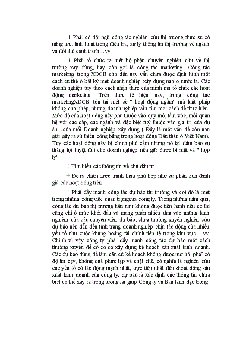 image for page Một số biện pháp tăng cường công tác Đấu thầu xây lắp ở Công ty xây dựng số 6 Thăng Long 1