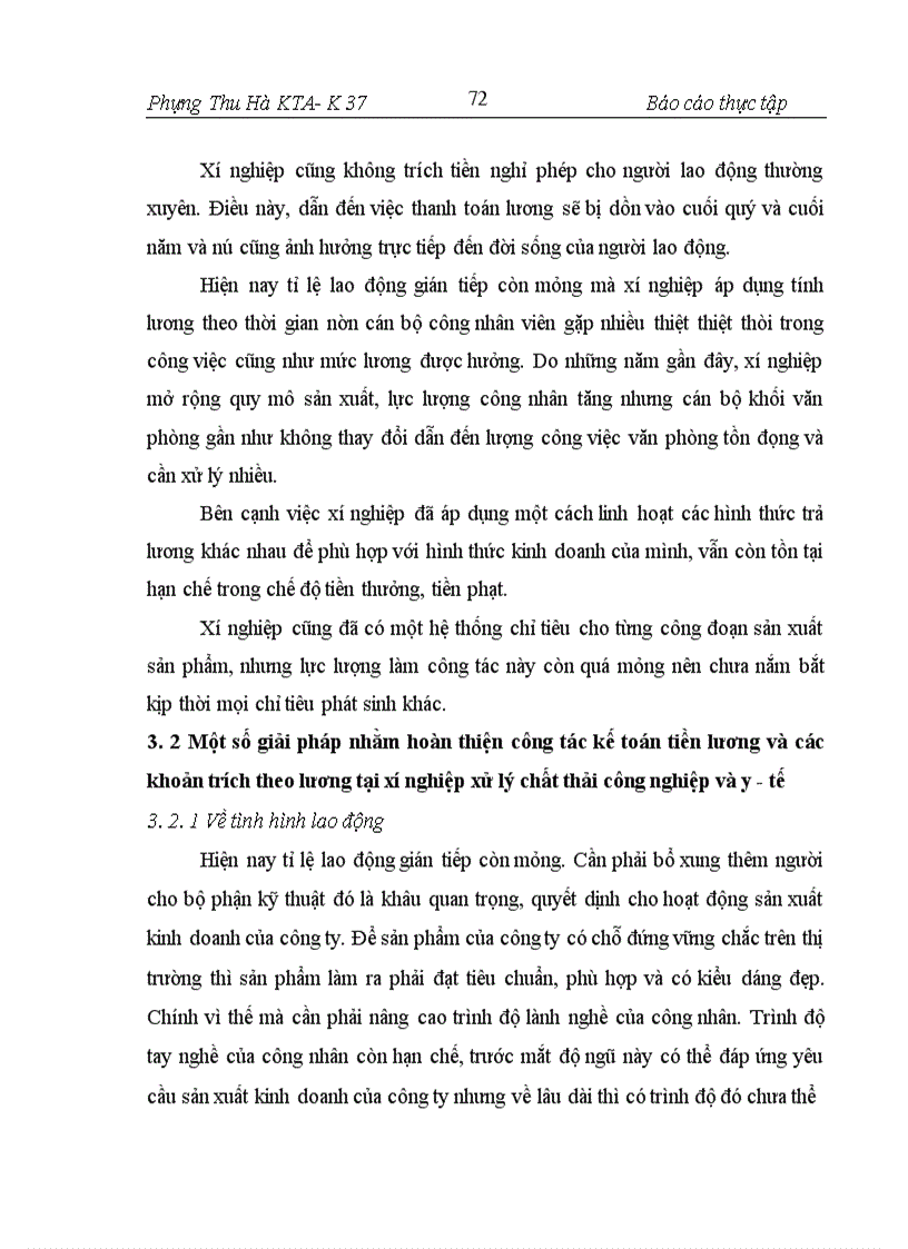 image for page Hoàn thiện công tác kế toán tiền lương và các khoản trích theo lương tại xí nghiệp xử lý chất thải công nghiệp y tế 1