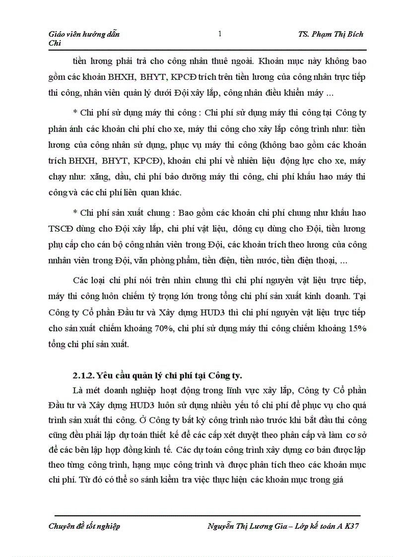 image for page Hoàn thiện kế toán chi phí sản xuất và tính giá thành sản phẩm xây lắp tại Công ty Cổ phần Đầu tư và Xây dựng HUD3