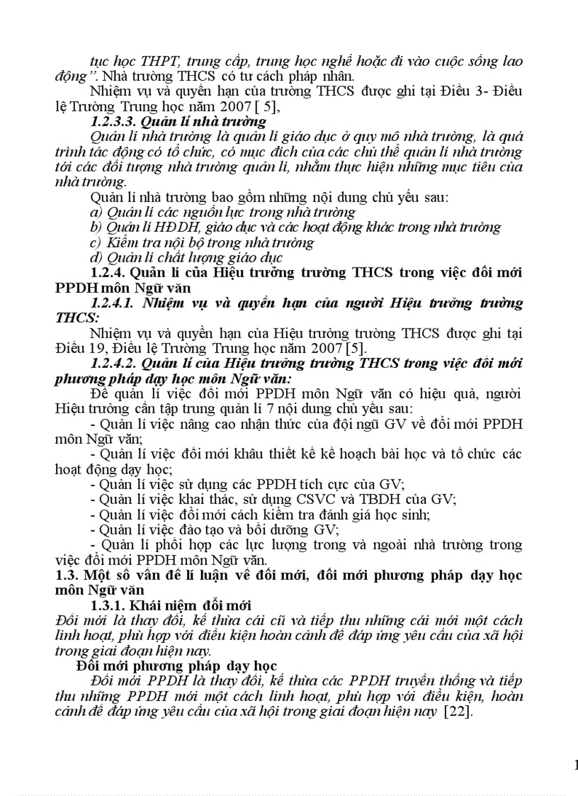 image for page Biện pháp quản lí việc đổi mới phương pháp dạy học môn Ngữ văn của Hiệu trưởng trường THCS huyện Phúc Thọ Hà Nội 1
