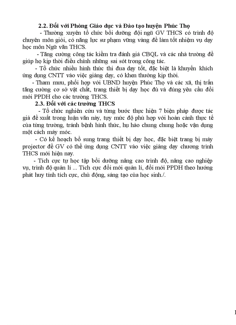 image for page Biện pháp quản lí việc đổi mới phương pháp dạy học môn Ngữ văn của Hiệu trưởng trường THCS huyện Phúc Thọ Hà Nội 1